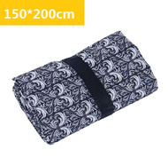 全城熱賣 - 便攜防水加厚野餐墊沙灘墊（黑白紋）（150*200cm）