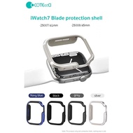 Coteetci Case apple watch 6-5 4 SE iwatch metal blade protec 40 44mm