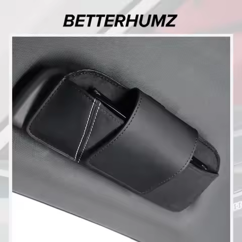 Made of Alcantara For Audi A1 A3 8Y S3 A4 B8 B6 B9 A6 C6 C8 A7 Q5 TT Sunglasses Case Holder Clip Tri