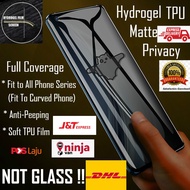 VIVO V9 / V7 / V7+ / V5 / V5 PLUS / V5 LITE / V5s / V3 / V3 MAX / V1 /V1 MAX Hydrogel TPU Matte Priv