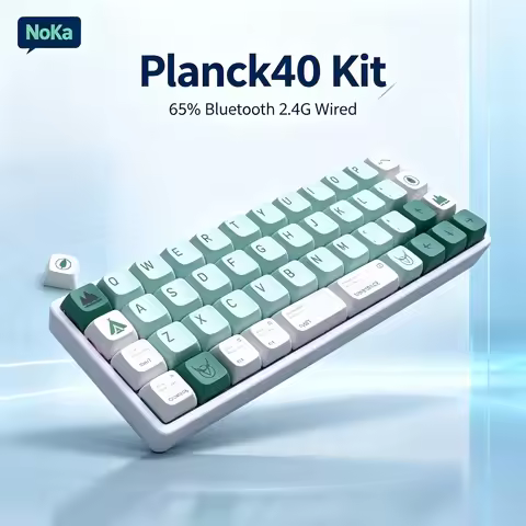 Planck40 40% Ortholinear Mechanical Keyboard Kit, Tri-Mode Bluetooth 2.4G Wired,VIA Configurable Hot