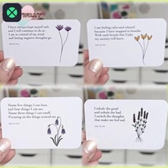 1F Anxiety Relief Pocket Poems, Positive Affirmations Paper Anxiety Relief Pocket Healing Card, Gift