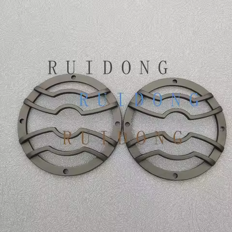 2pcs Car Center Speaker Grill - 3/3.5 Inches Midrange Speaker Aluminum Alloy Cover, Protective Mesh 
