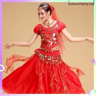 Plus Size Women's Indian & Xinjiang Dance Skirt - Ethnic Performance Wear