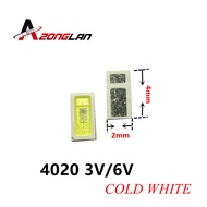 50pcs LED Backlight 0.5W 3V 6V 4020 48LM Cool white LCD Backlight for TV TV Application 4020C-W3C4 E