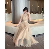 LONG MESH DRESS FOR PROM AND PARTY PROM DRESS EVENING DRESS DINNER DRESS