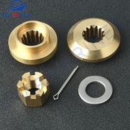 Hardware Kit Thrust Washer/Spacer/Nut/Cotter Pin For Suzuki Outboard Motor Propeller 40-65HP DT40 DF