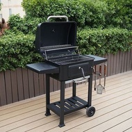 👑👑烤肉爐 燒烤爐 美式BBQ戶外燜燒烤架碳爐子 別墅庭院烤爐👑👑