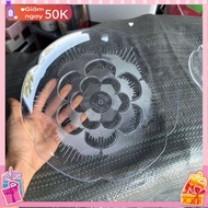 Plastic plate Transparent round flower plate, plastic plate type 1,
