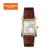 Crocodile CRDW5796.318 Stainless Steel Case Brown Leather White Dial Women Watch
