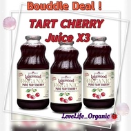 [ 3 BOTTLES!! ] LAKEWOOD Organic Pure Tart Cherry Juice 946ML X 3 Exp:3/2027