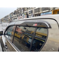 Toyota Hilux Revo Rocco Rogue 2016-2023 injection GR Sport Carbon Door Visor Hilux Rogue GR Visor 4x