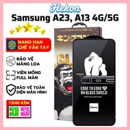 Samsung A23, A13 4G Tempered Glass|5G hekon full screen tempered glass | Screen protector for Samsun
