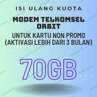 VOUCHER PAKET DATA TELKOMSEL ORBIT 70GB / KUOTA INTERNET orbit 70 gb