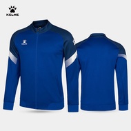 Áo Khoác Thể Thao KELME Dành Cho Nam Áo Khoác Dệt Kim Dài Tay Chạy Bộ Áo Khoác Tập Luyện Bóng Đá Mùa