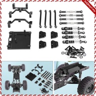 [leipupa] 1/12 RC Upgrades Kit Servo Mount Spare Part Aluminum Alloy Shock Absorber Tie Rod Mount fo