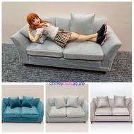 【lovely】 Toy Miniature sofa 1/12 / Dollhouse sofa 1/12 / 微缩娃娃屋沙发1/12
