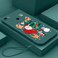 เคสสำหรับ VIVO V7 V7PLUS Y71 VIVO Y22 Y16 V25 VIVO V27E V27เคสโทรศัพท์สไตล์คริสต์มาสเคส TPU อ่อน