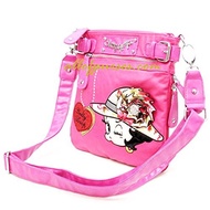 Betty Boop pink hat cross body shoulder messenger bag rhinestones sling pouch