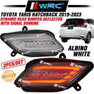 Toyota Yaris Hatchback 2019 - 2023 Dynamic Rear Bumper Reflector With Signal Running
