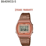 [2YEARS WARRANTY] Casio B640WCG-5 Rose gold Women Watches Youth Digital Sports Watch B640WCG-5AEF B6