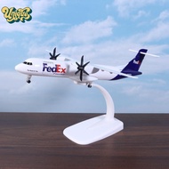 (Unique) 1 Set 20cm Fedex ATR Airplane Model Airplane Toy Diecast Metal Alloy Collection Children To