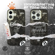 SSS City Graffiti Label Electroplated Photo Frame Hard Shell Phone Case Suitable For IPhone17 AIR 16