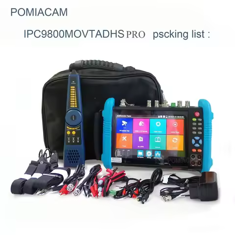 IPC9800 IPC CCTV test monitor 8MP AHD TVI CVI Tester PRO H.265 8K Video display tester monitor IP ca