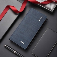 Long Wallet Men's Ultra-Thin Multi-Card-Slot Clutch Men's Wallet Wallet Wallet Clutch Business Coin 