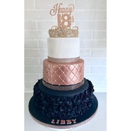 PERSONALISED HAPPY BIRTHDAY CAKE TOPPERS, HAPPY BIRTHDAY DECORATIONS, CUSTOM CAKE TOPPER, BIRTHDAY I