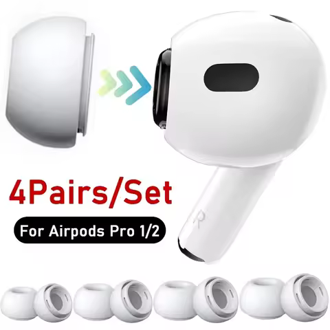 Replacement Earbuds Tips for Airpods Pro 1 2 with Noise Reduction Hole Protective Cover for Apple Ai