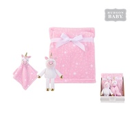 Hudson Baby Cuddly Gift Set Pink Unicorn