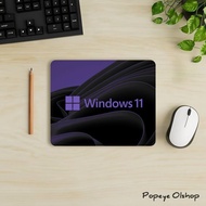 MS120 MOUSE PAD WIN 11 - COMPUTER LAPTOP MOUSE PAD - MOUSEPAD 22 x 18 CM