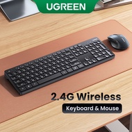 UGREEN 2.4G Wireless Keyboard 104 Keys Concave Keycaps for Laptop PC