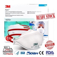 (Ready Stocks) 3M 1870+ Particulate Respirator and Surgical Mask 10pcs pack/20pcs box, 3m n95, N95 m