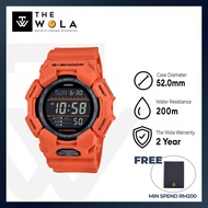 (2 Years Warranty) Casio G-Shock Men Digital Watch GD-010 Series Black Resin Strap