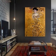 Portrait of Adele Bloch Canvas Paintings Gustav Klimt Kiss Paintings Reproductions Poster and Print 