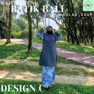 🌸 Baju Kurung Moden BATIK BALI 🌸 DESIGN C