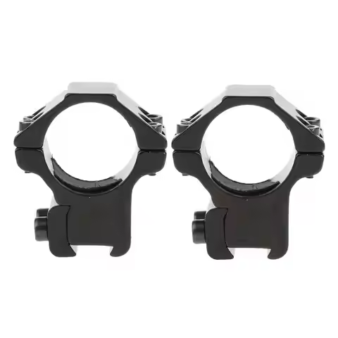 25.4mm 1'' Tube Clamp Ring Scope Mount Holder 11mm Rail with Hex Wrench for Installing Flashlight To