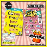 PAKET BUKU ANAK TK PAUD - 60 JAM PINTAR BACA DAN KOMPLIT CALISTUNG -