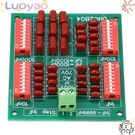 LUOYAO Programmable Capacitor Board, 1nF-9999nF 4 Digit Decade Decade Capacitor Box, Stable Structur