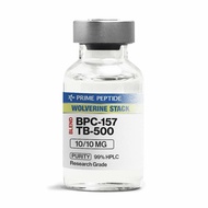 Prime Peptide TB-500 10mg with BPC-157 10mg (WOLVERINE STACK) with COA (Bone & Joint Support Peptid