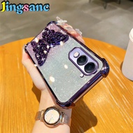 Jingsanc For VIVO Y29t 5G/VIVO Y29s 5G/VIVO Y04 Phone Case Luxury Electroplated Glitter Casing Shell