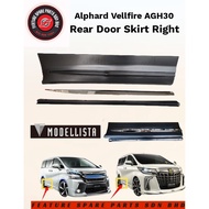 Vellfire Agh30 2018 Modellista Door Skirt Rear Right (New OEM) = Alphard AGH30 2018