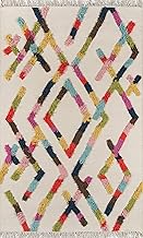 Novogratz by Momeni Rugs by Momeni Indio 100% Wool Hand Made Contemporary Area Rug 7'6" X 9'6" Multi