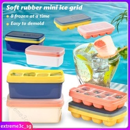 Ice Cube with Bottom Box Silicone Ice Cube Creative Ice Cube Mold Household Ice Box