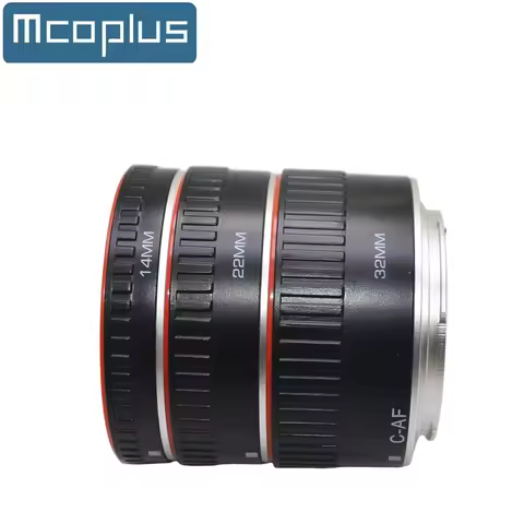 Mcoplus AF Auto Focus Macro Extension Tube Set for Canon 5DIV 6Dii 7D 500D 600D 700D 5D /Rebel T6 T7