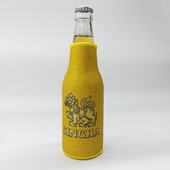 beer Condom cooler holder koozie Singha ปลอกหุ้มขวดเบียร์เก็บความเย็น