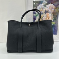 Hermes 愛馬仕 Garden Party 36 花園36 黑銀 C刻