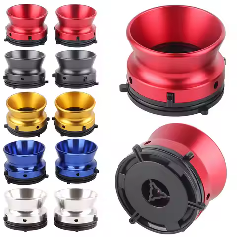 1 Pair NAB Hub Adapters 10 Inch Polished Aluminum Alloy Opener Universal Reel Tape Recorder Accessor